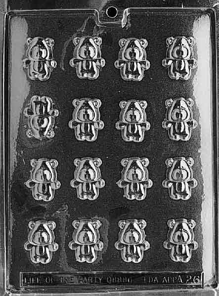 TEDDY BEARS Bite Size Chocolate Candy Mold