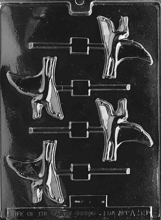 PTERODACTYL LOLLY Dinosaur Sucker Chocolate Candy Mold Craft Supply