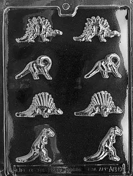 BITE SIZE DINOSAURS Chocolate Candy Mold