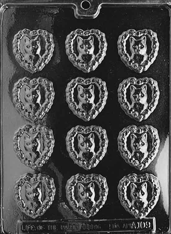 LOVE MY CAT Chocolate Candy Mold