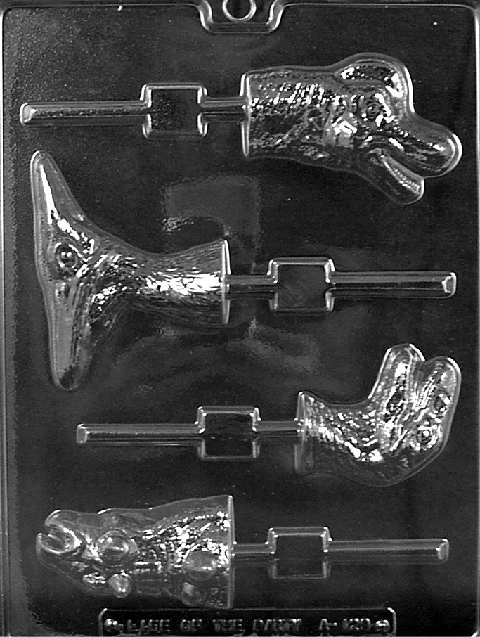 DINOSAUR LOLLY Sucker Chocolate Candy Mold