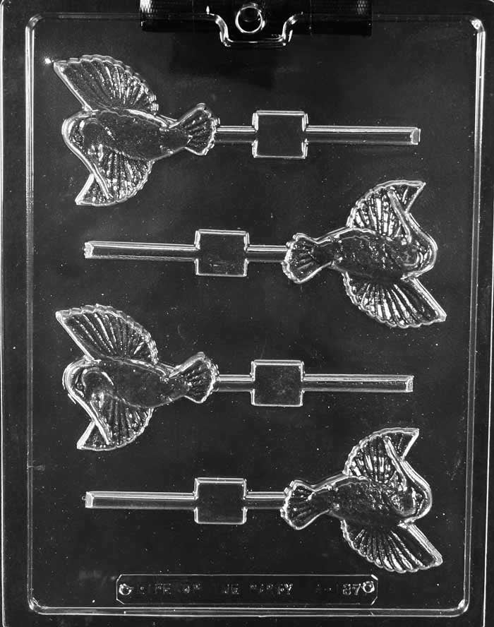 HUMMINGBIRD LOLLY Sucker Chocolate Candy Mold Craft Supply
