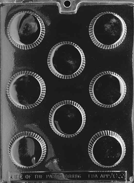 LARGE PEANUT BUTTER Cup Chocolate Candy Mold Craft Supply
