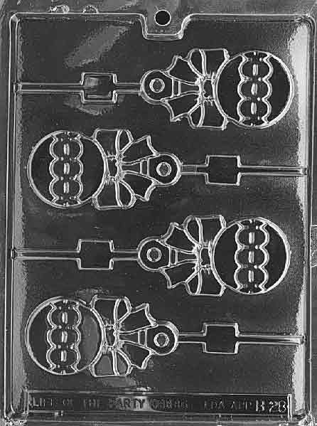 BABY RATTLE LOLLY Sucker Chocolate Candy Mold