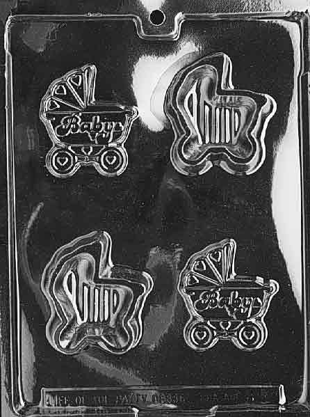 BABY CARRIAGE POUR Box Baby Chocolate Candy Mold