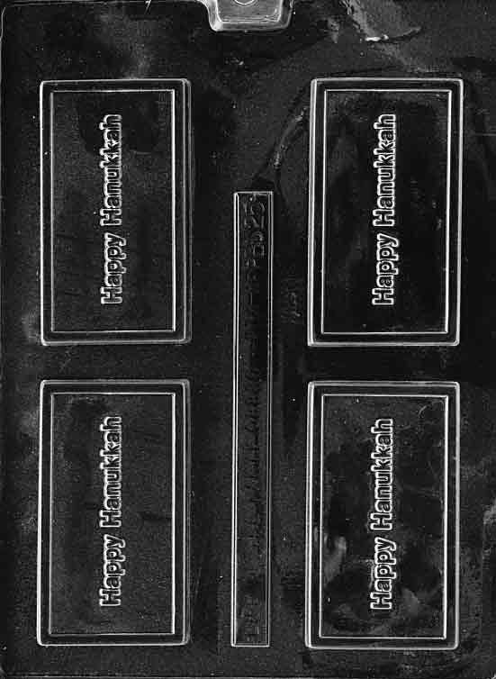 HAPPY HANUKKAH Business Card Chocolate Candy Mold Craft Supply
