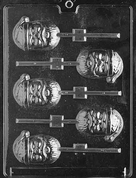 SANTA POP LOLLY Christmas Sucker Chocolate Candy Mold Craft Supply