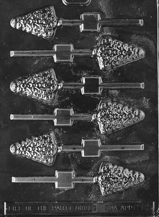 SMALL TREE LOLLY Christmas Sucker Chocolate Candy Mold Craft Supply