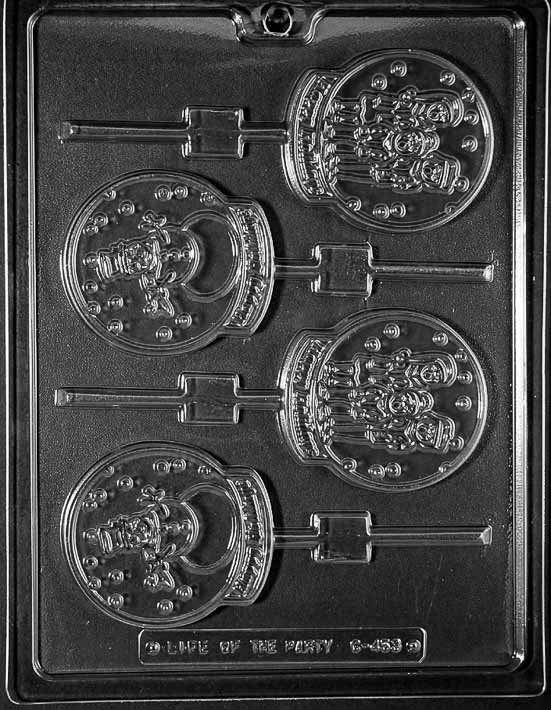 SNOWGLOBE Assortment Lolly Christmas Sucker Chocolate Candy Mold