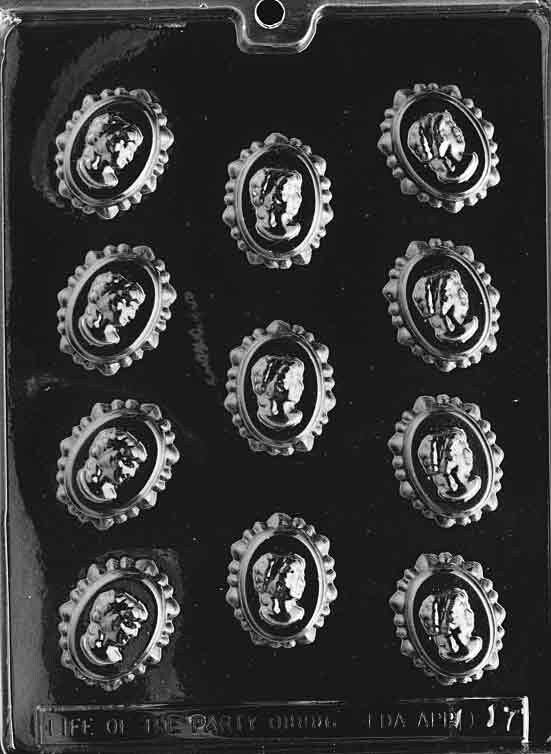 CAMEO IN LACE Chocolate Candy Mold Craft Supply