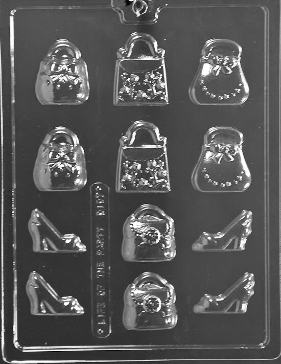 SMALL PURSES And SHOES Chocolate Candy Mold