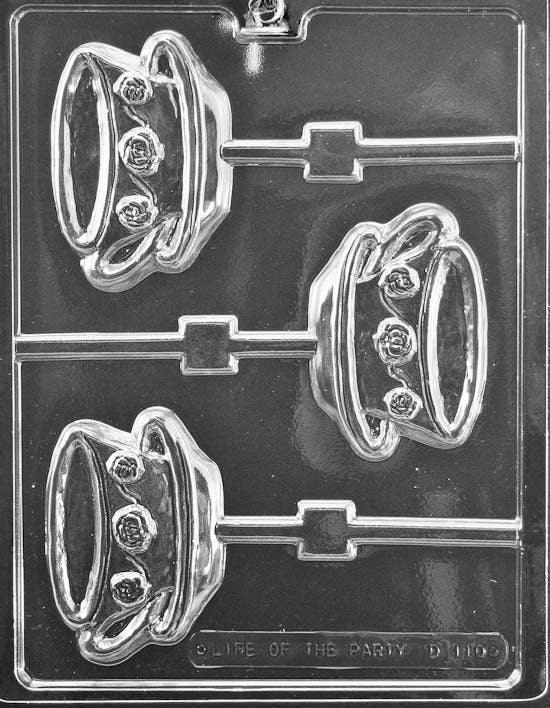 TEACUP AND SAUCER Lolly Sucker Chocolate Candy Mold