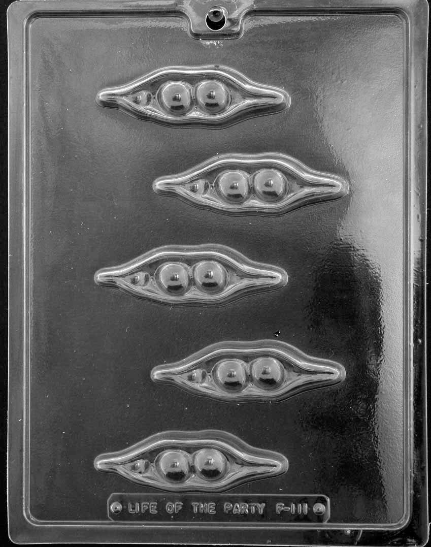 TWO PEAS In POD Chocolate Candy Mold