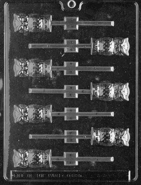 OWL LOLLY Halloween Sucker Chocolate Candy Mold