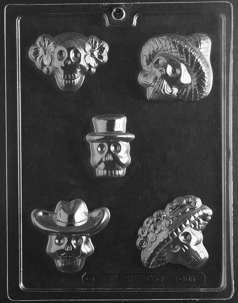 DAY Of THE DEAD Halloween Chocolate Candy Mold
