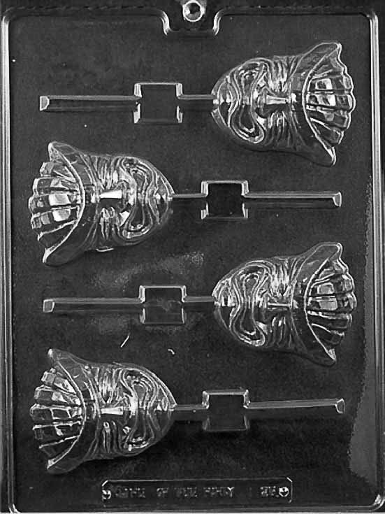 TRIBAL MASK LOLLY Sucker Chocolate Candy Mold