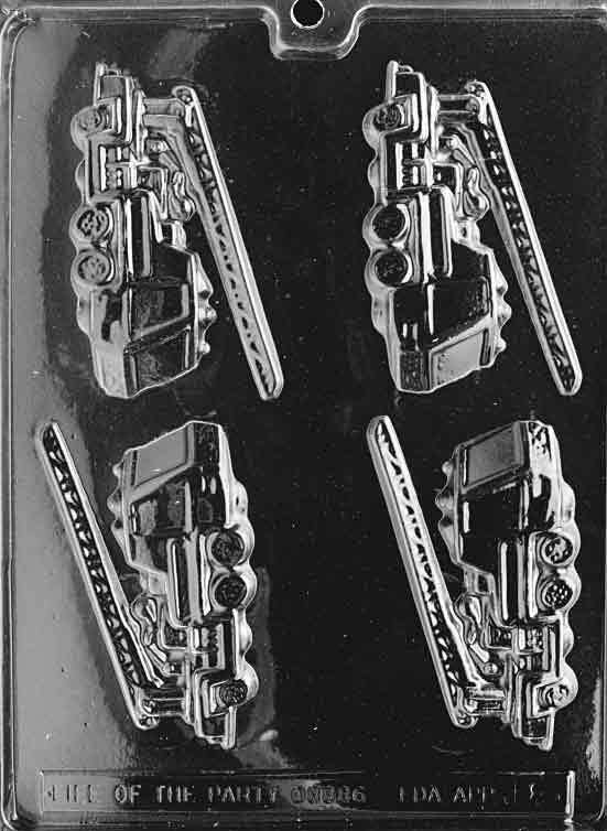 FIRETRUCKS Chocolate Candy Mold
