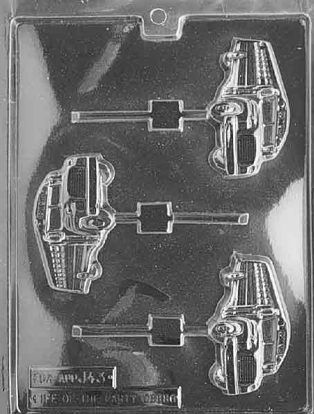 SCHOOL BUS LOLLY Sucker Chocolate Candy Mold