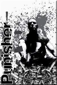 PUNISHER Bullets Magnet for Refrigerators and Lockers - Marvel Comics Extreme Craft Supply