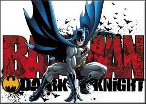 BATMAN Dark Knight Bats Magnet for Refrigerators and Lockers - DC Comics Robin