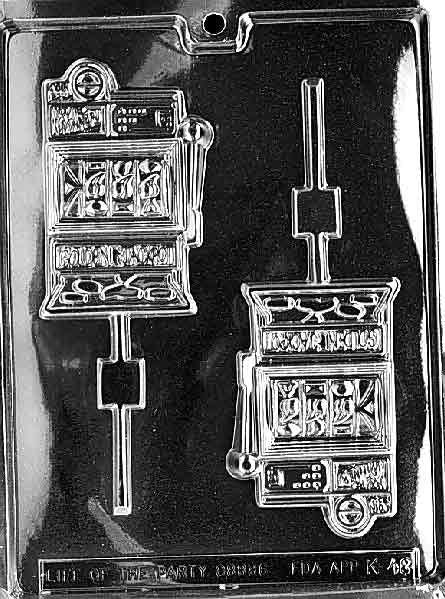 SLOT MACHINE LOLLY Sucker Chocolate Candy Mold