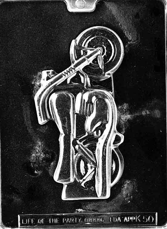 LARGE MOTORCYCLE Chocolate Candy Mold