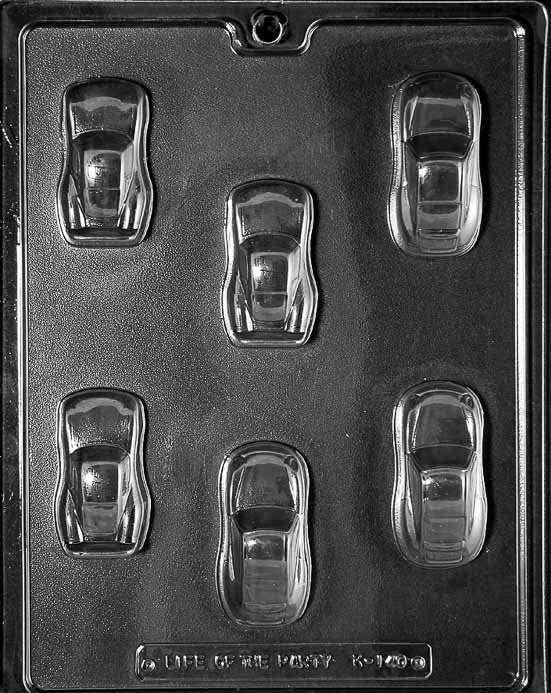 COOL CARS Chocolate Candy Mold
