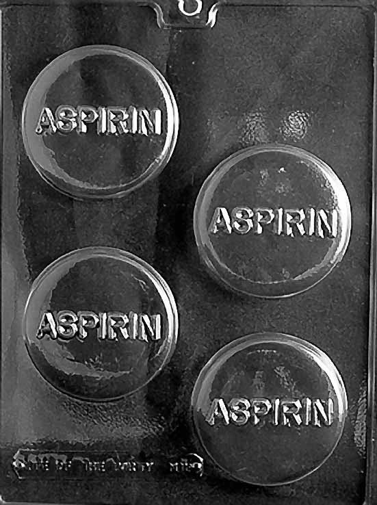 ASPIRIN PILL Chocolate Candy Mold