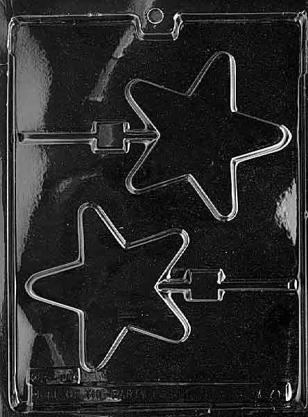STAR LOLLY Sucker Chocolate Candy Mold