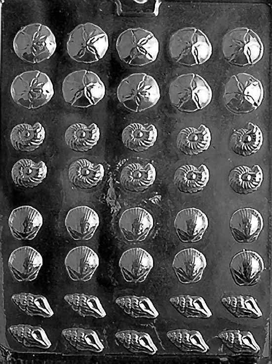 TINY SHELL ASSORTMENT Chocolate Candy Mold