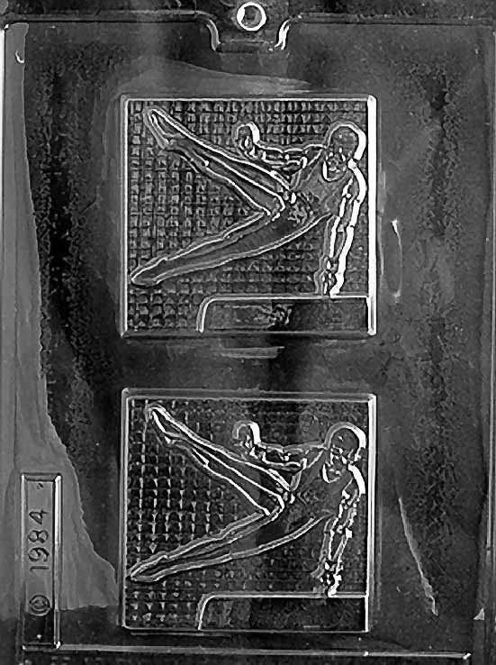 MALE GYMNAST Chocolate Candy Mold