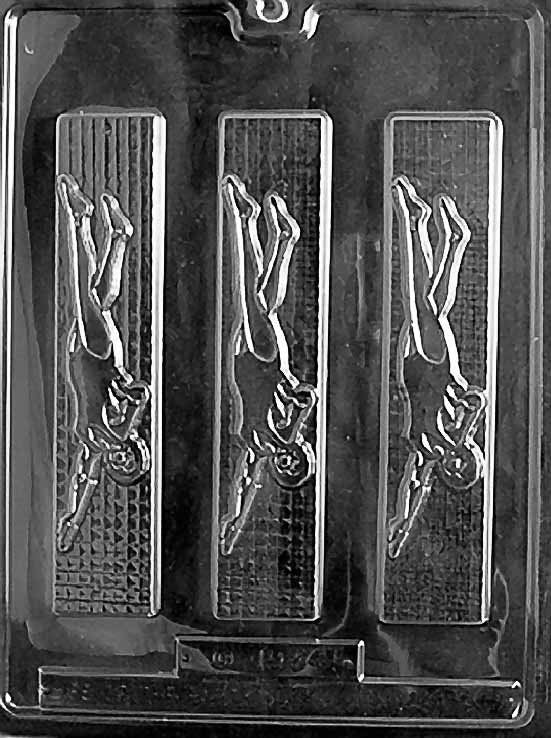 FEMALE SWIMMER Sports Chocolate Candy Mold