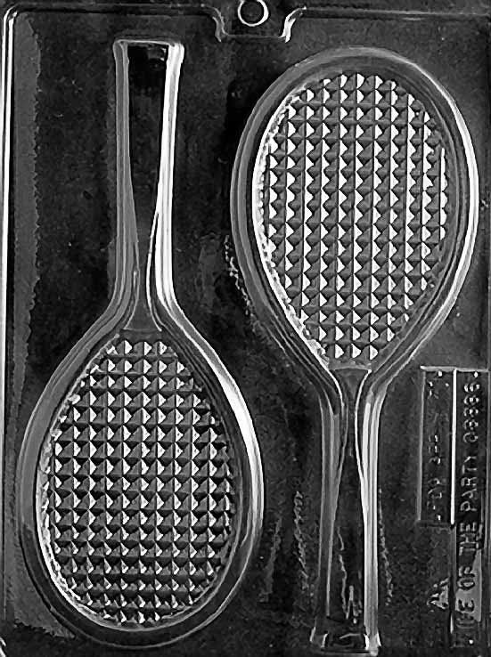 LARGE TENNIS RACQUET Chocolate Candy Mold