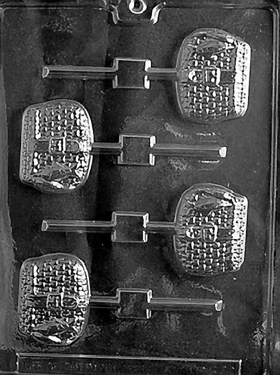 FISHING BASKET LOLLY Sucker Chocolate Candy Mold
