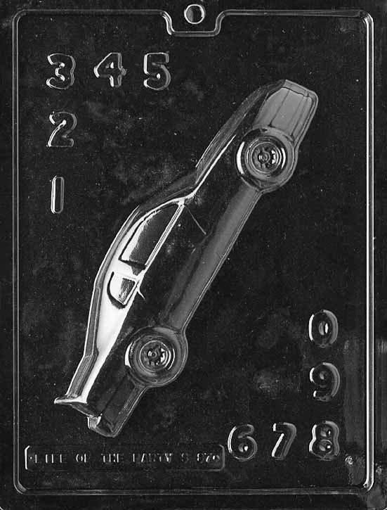 LARGE STOCK CAR Chocolate Candy Mold