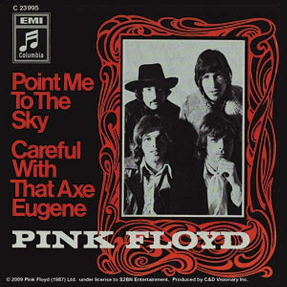 PINK FLOYD Point Me To The Sky Careful with That album Sticker Decal - Rock Band Craft Supply