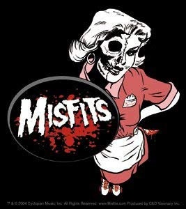MISFITS Waitress Sticker Decal - Rock Band