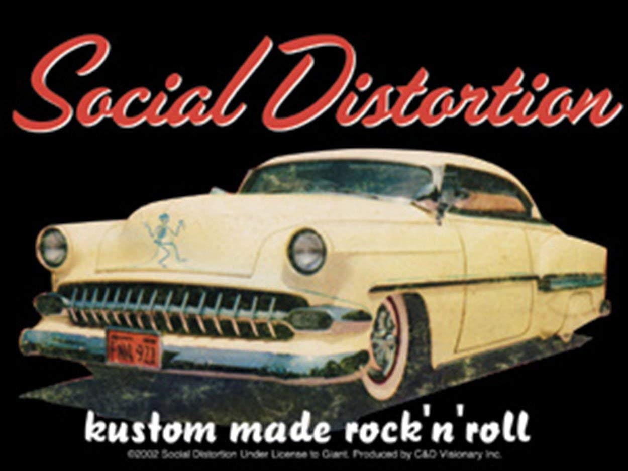 SOCIAL DISTORTION Car Sticker Decal - Rock Band