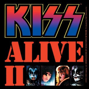 KISS Alive II Rock Sticker Decal - Rock Band