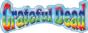 GRATEFUL DEAD Rainbow Logo Rock Sticker Decal - Rock Band