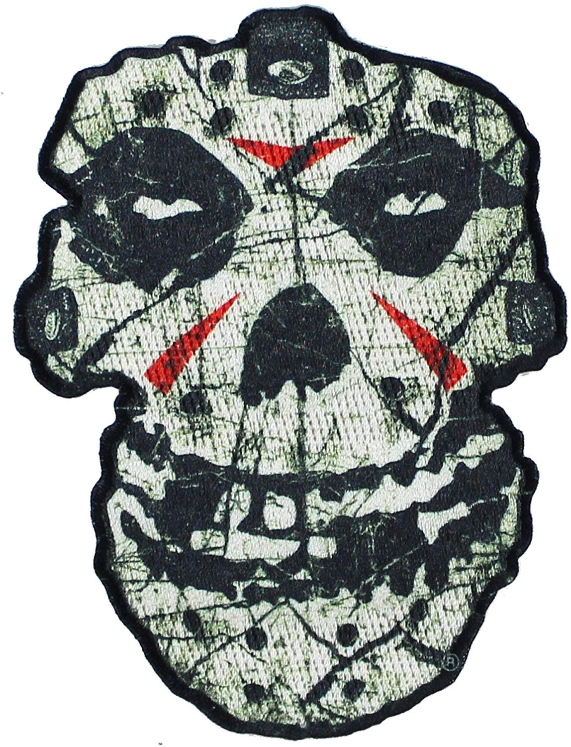 MISFITS Crystal Lake Skull Patch - Embroidered Rock Band Patch Applique Craft Supply