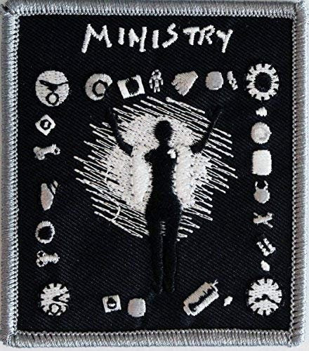 MINISTRY PSALM 60 Band Patch - Embroidered Rock Band Patch Applique