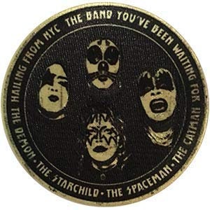 KISS Hailing from NYC Band Patch - Embroidered Rock Band Patch Applique