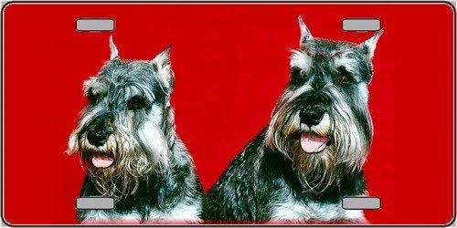 SCHNAUZER Dog Metal License Plate dog lovers Craft Supply