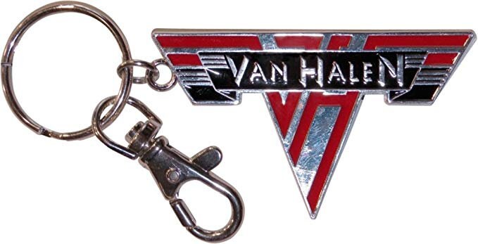 VAN HALEN Metal Keychain - Band Logo - Rock Band Keyring Keyfob