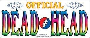 GRATEFUL DEAD Official Deadhead Rock Sticker Decal - Rock Band