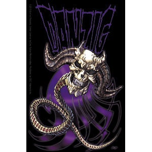 DANZIG Purple Demon Sticker Decal - Rock Band Craft Supply