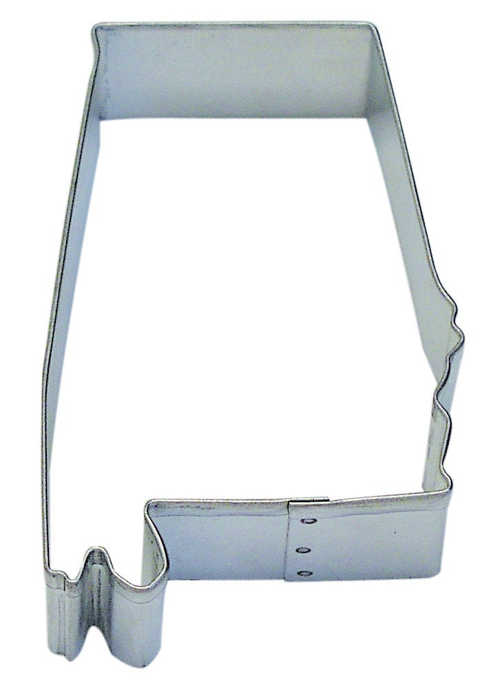 ALABAMA Cookie Cutter State Metal 3.25 Inches - Stencil Fondant Craft Supply