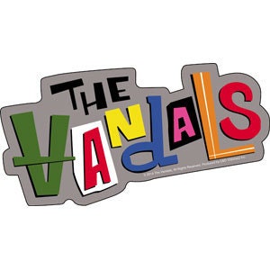 THE VANDALS Logo Rock Sticker Decal - Rock Band