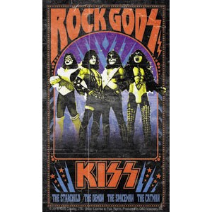 KISS Rock Gods Rock Sticker Decal - Rock Band